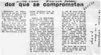 Dos que se comprometen.  [artículo]