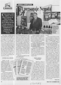 El personaje Neruda  [artículo] Floridor Pérez