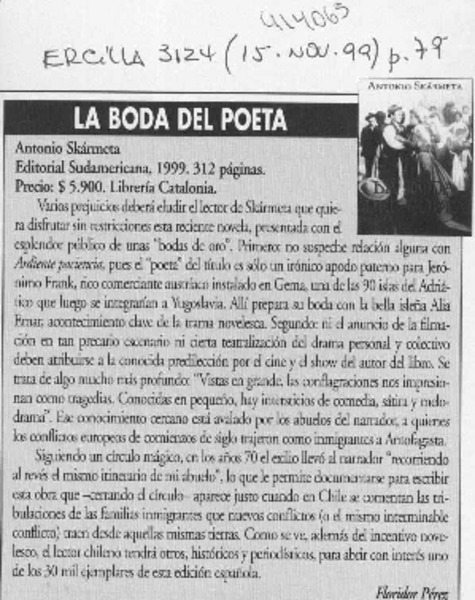 La boda del poeta