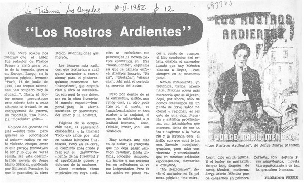 Los rostros ardientes"