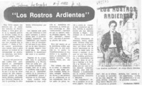 Los rostros ardientes"