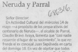 Neruda y Parral