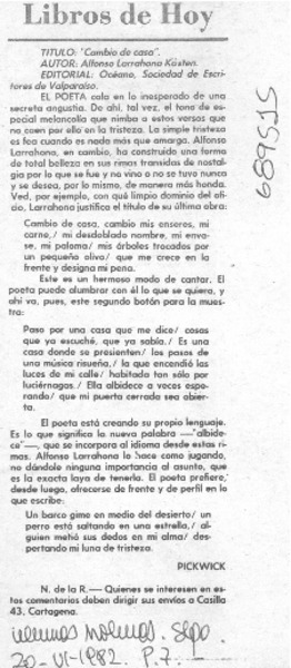 Cambio de casa