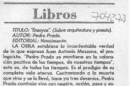 Ensayos