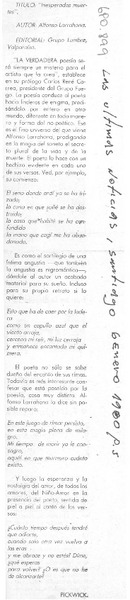 La verdadera poesía