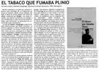 El Tabaco que fumaba Plinio