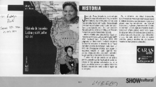 Historia de América Latina y el Caribe  [artículo] Rodrigo Pinto