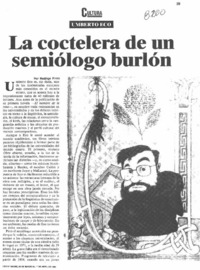 La coctelera de un semiólogo burlón