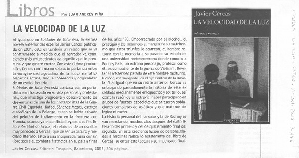 La velocidad de la luz