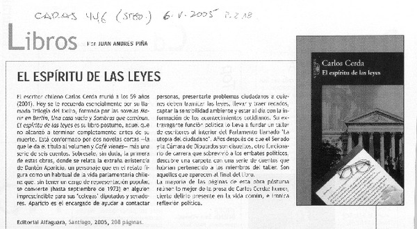 El espíritu de las leyes