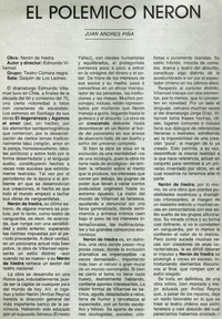 El polémico Nerón