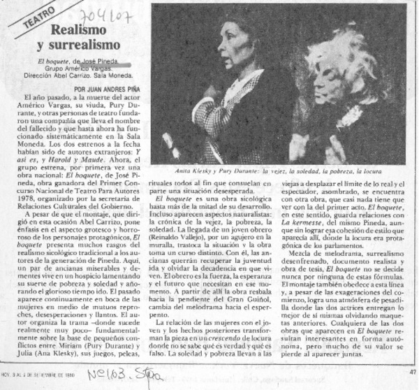 Realismo y surrealismo