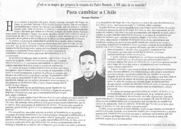 Para cambiar a Chile
