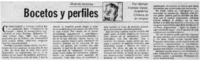 Bocetos y perfiles