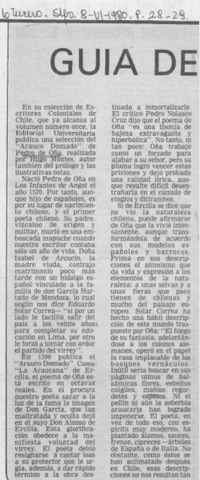 Guía de lectores