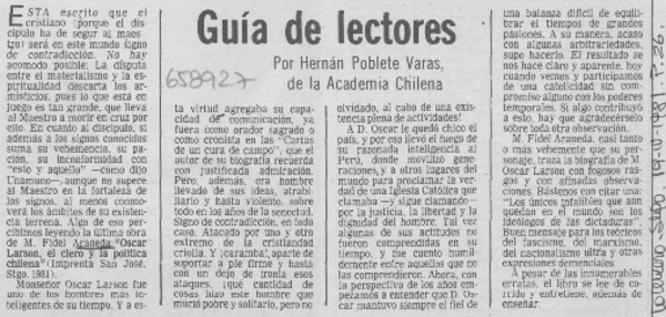 Guía de lectores