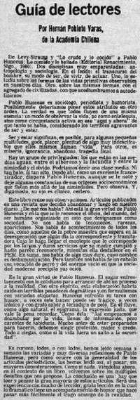Guía de lectores