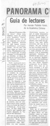 Guía de lectores