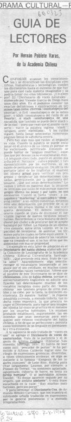Guía de lectores