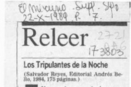 Los tripulantes de la noche  [artículo] Hernán Poblete Varas.