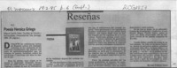 Poesía heroica griega  [artículo] Hernán Poblete Varas.