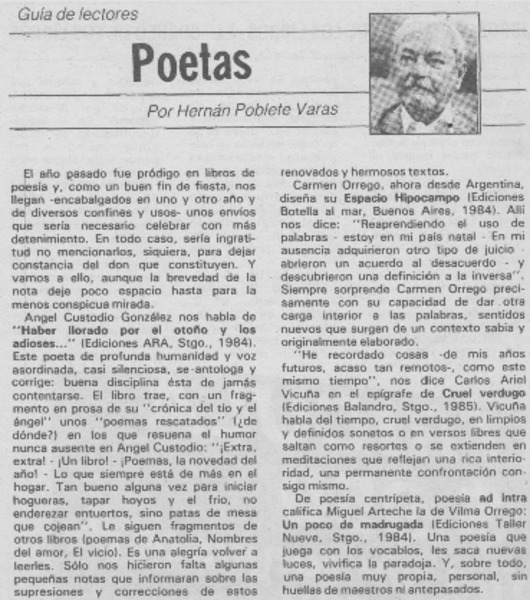 Poetas