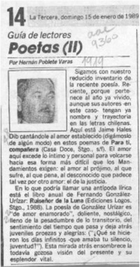 Poetas (II)
