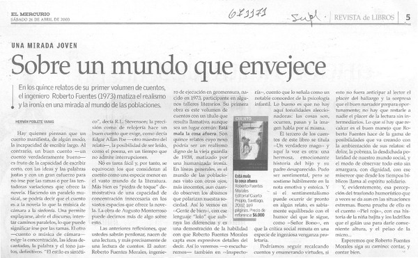 Sobre un mundo que envejece