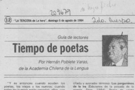Tiempo de poetas