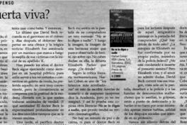 Una muerta viva?
