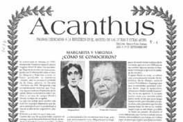 Margarita y Virginia ¿Cómo se conocieron?