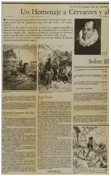 Un homenaje a Cervantes y al Caballero de la Triste Figura