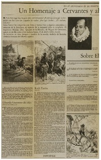 Un homenaje a Cervantes y al Caballero de la Triste Figura
