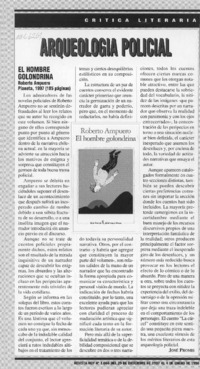 Arqueología policial  [artículo] José Promis.
