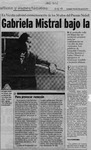 Gabriela Mistral bajo la mirada de sus amigos  [artículo] Leopoldo Pulgar.