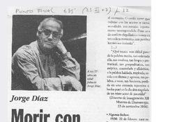 Morir con dignidad