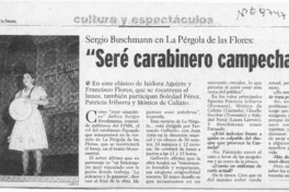 "Seré carabinero campechano"  [artículo] Leopoldo Pulgar I.