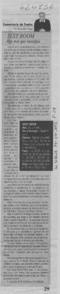 Sexy boom algo más que nostalgia