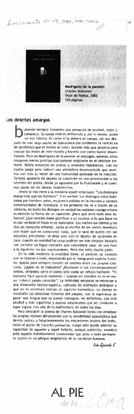 Los deleites amargos