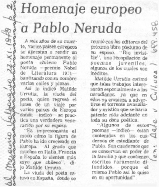 El tiempo recreado
