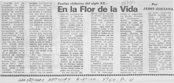 En la flor de la vida