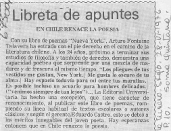 Libreta de apuntes