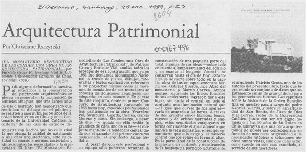 Arquitectura patrimonial