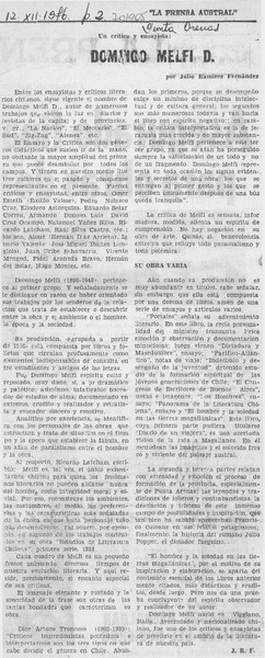 Domingo Melfi D.