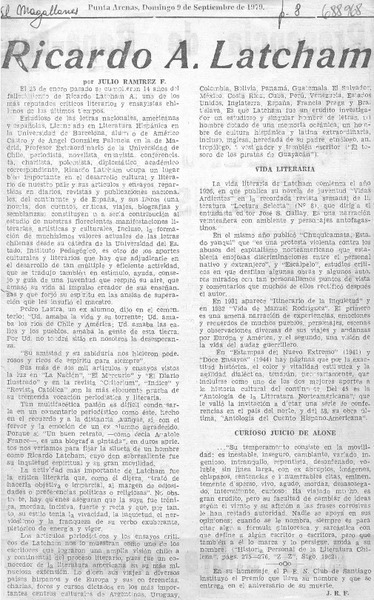 Ricardo A. Latcham