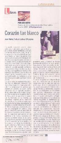 Corazón tan blanco