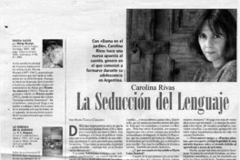 La seducción del lenguaje  [artículo] María Teresa Cárdenas