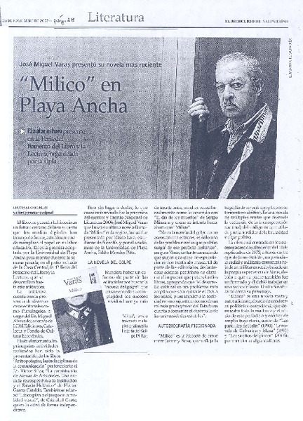 "Milico" en Playa Ancha