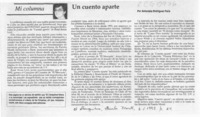 Un cuento aparte  [artículo] Antonieta Rodríguez París.