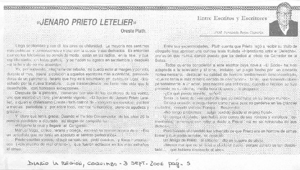"Jenaro Prieto Letelier"
